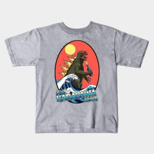 Visit Kanagawa Beach Kids T-Shirt